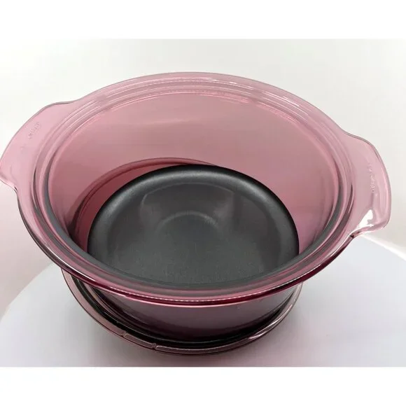 5 Qt Non Stick Dutch Oven W/Lid Visions Cranberry - Picture 11 of 12